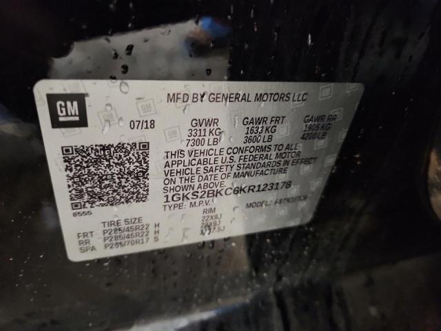 2019 GMC YUKON SLT - 1GKS2BKC6KR123178