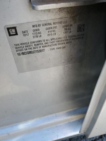 2018 CHEVROLET CRUZE LS 1G1BC5SM2J7153817