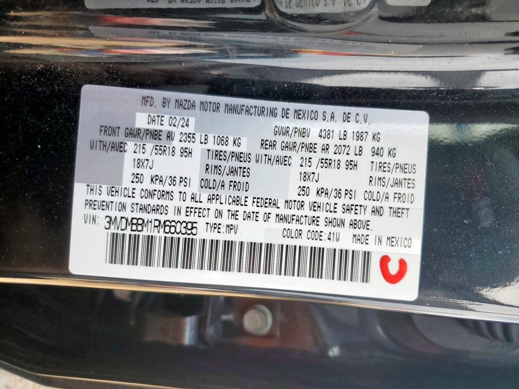 2024 MAZDA CX-30 SELE - 3MVDMBBM1RM660395