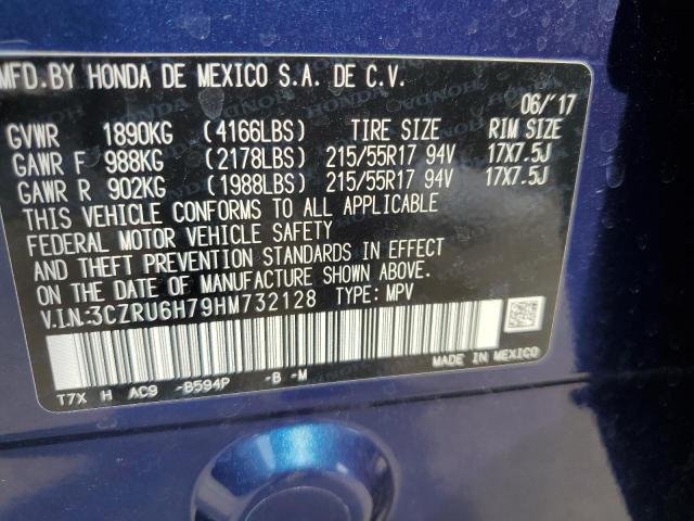 2017 HONDA HR-V EXL - 3CZRU6H79HM732128