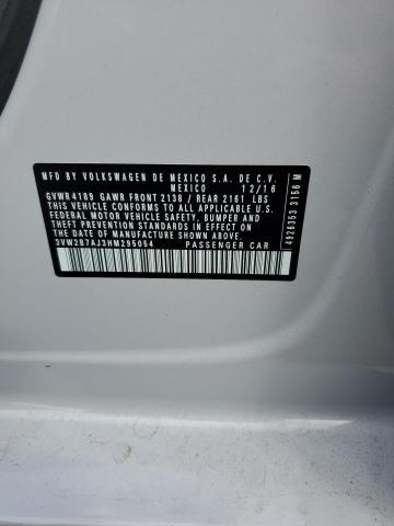 2017 VOLKSWAGEN JETTA S 3VW2B7AJ3HM295054