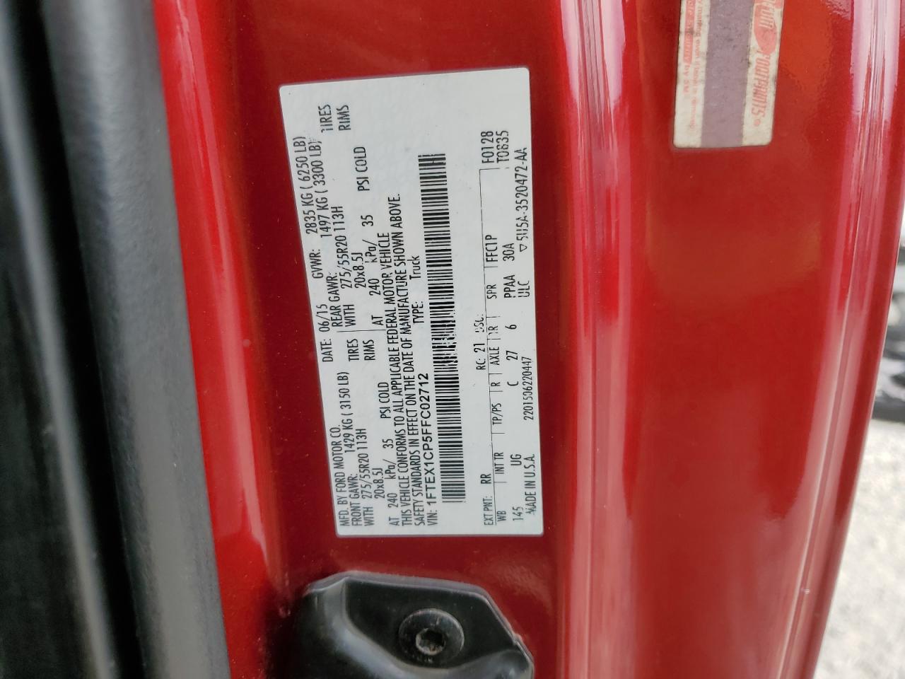 FORD F-150 SUPER CAB