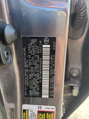 2019 TOYOTA CAMRY L 4T1B11HKXKU848069