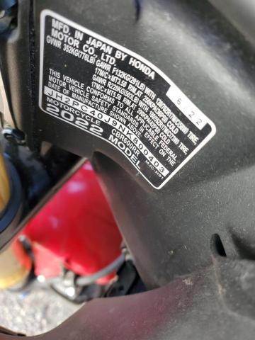 2022 HONDA CBR600 RR #3292867565