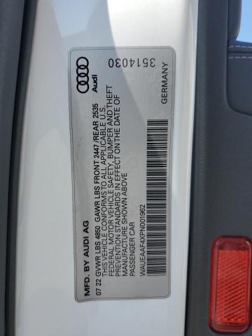 2023 AUDI A4 PREMIUM WAUEAAF4XPN001962
