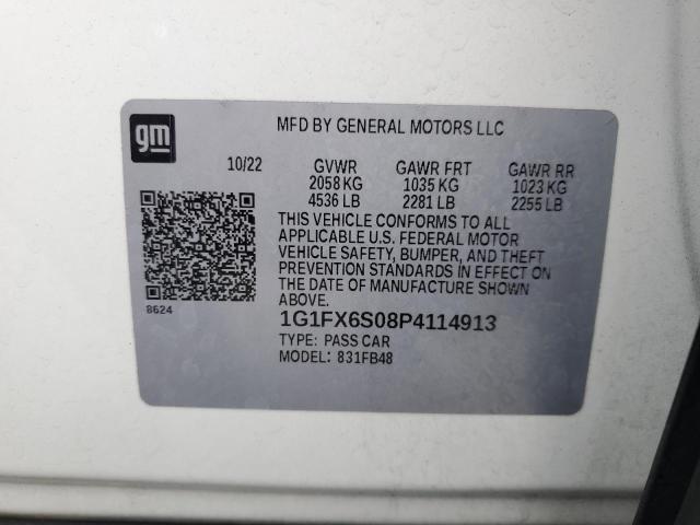 2023 CHEVROLET BOLT EV 2L 1G1FX6S08P4114913