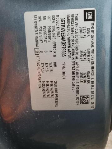 2010 GMC SIERRA K15 - 3GTRKVE34AG279385