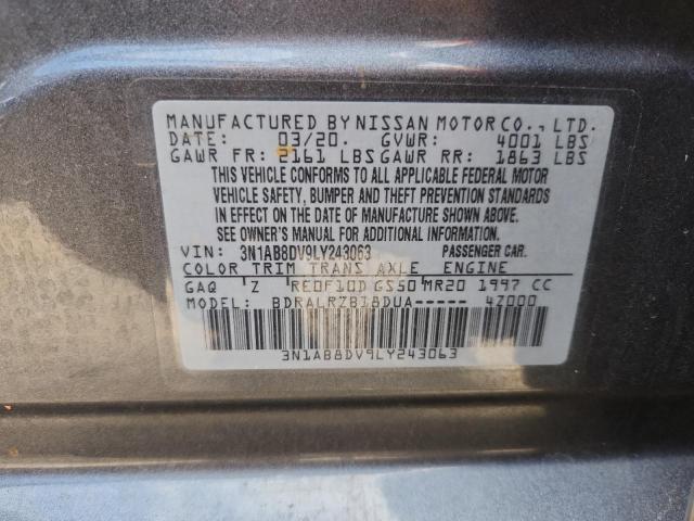 2020 NISSAN SENTRA SR #3286691286