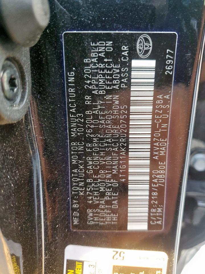 TOYOTA CAMRY SE NIGHT SHADE