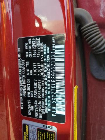 2016 HYUNDAI SANTA FE SPORT 5XYZTDLB2GG371121