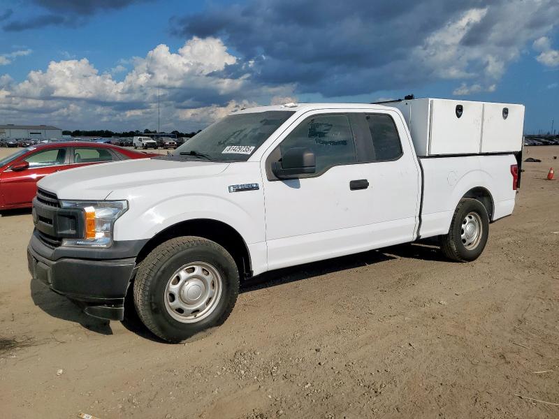 FORD F150 SUPER CAB 2018 white  gas 1FTEX1C52JKD46586 photo #1