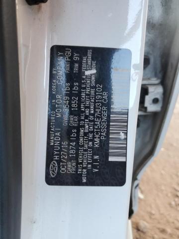 2017 HYUNDAI ACCENT SE KMHCT5AE7HU319102