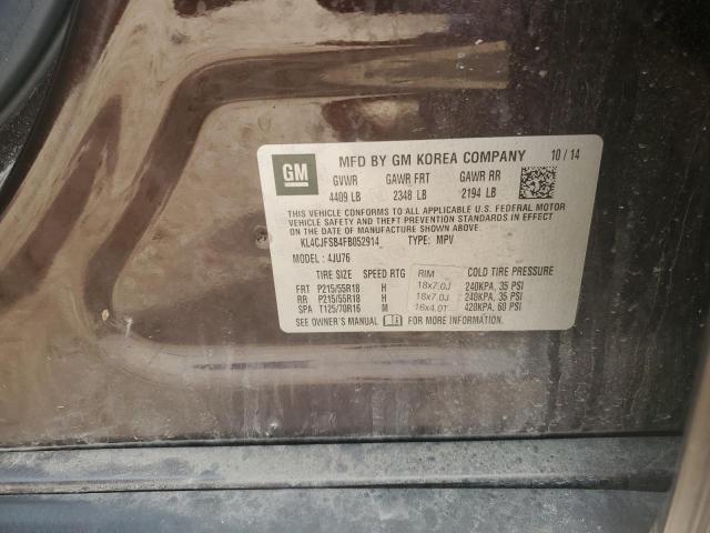 2015 BUICK ENCORE CON KL4CJFSB4FB052914