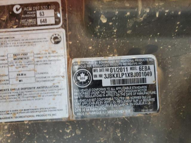 2011 CAN-AM COMMANDER 1000X 3JBKXLP1XBJ001049