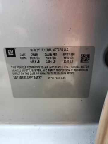 2015 CHEVROLET MALIBU 2LT 1G11D5SL3FF174527