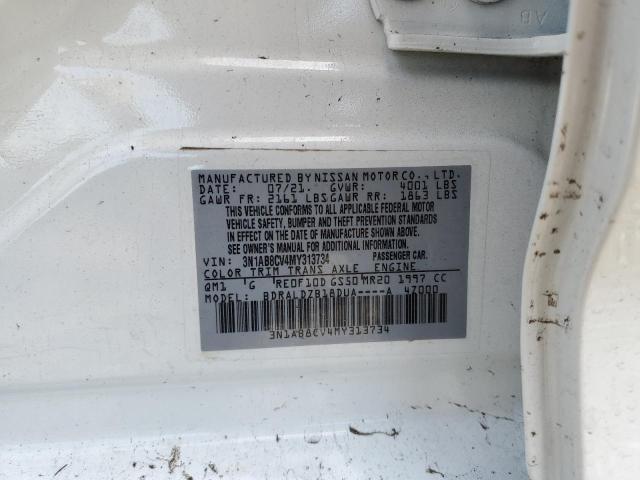 2021 NISSAN SENTRA SV - 3N1AB8CV4MY313734