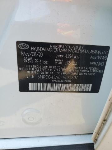 2020 HYUNDAI SONATA SE 5NPEG4JA0LH052607