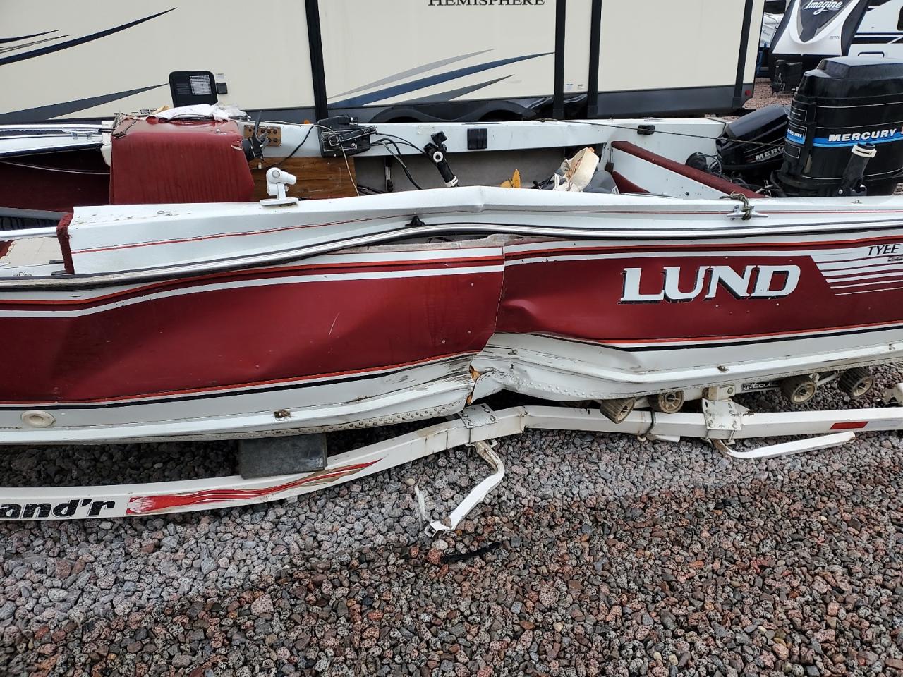 Lot #3311483235 1987 LUND BOAT