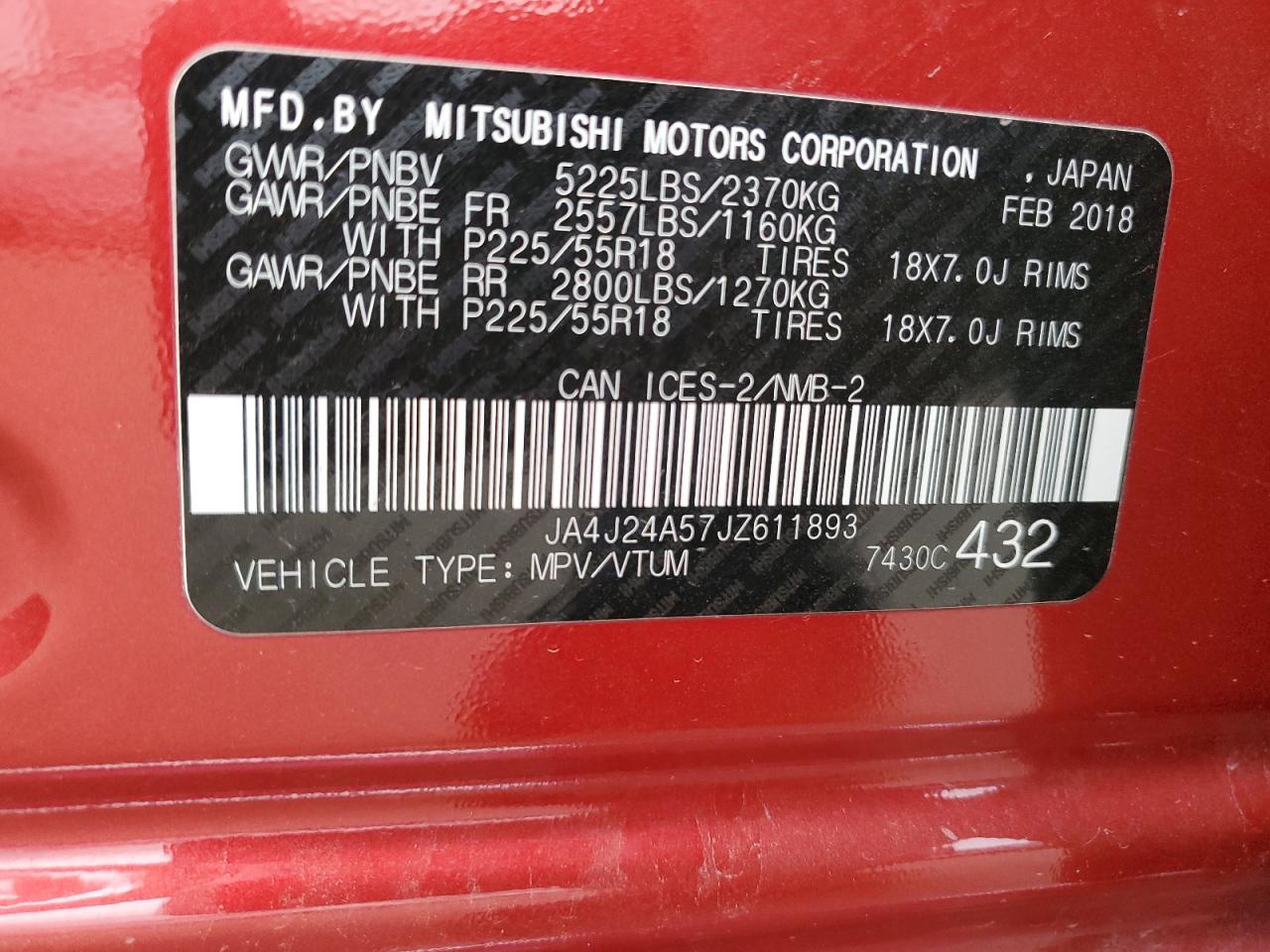 MITSUBISHI OUTLANDER SE