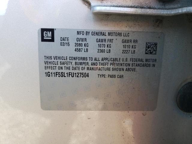 2015 CHEVROLET MALIBU LTZ 1G11F5SL1FU127504