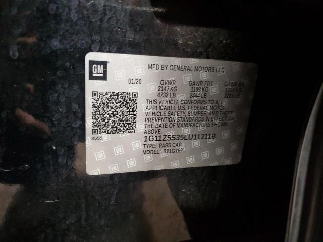 2020 CHEVROLET IMPALA LT - 1G11Z5S35LU112118