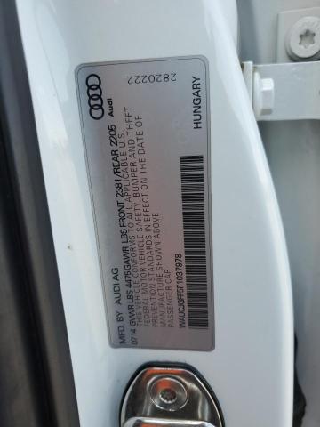 2015 AUDI A3 PREMIUM WAUCJGFF5F1037978