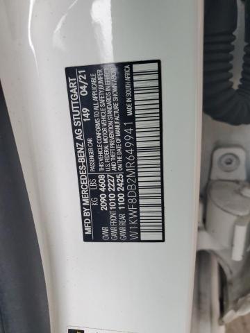 2021 MERCEDES-BENZ C 300 W1KWF8DB2MR649941