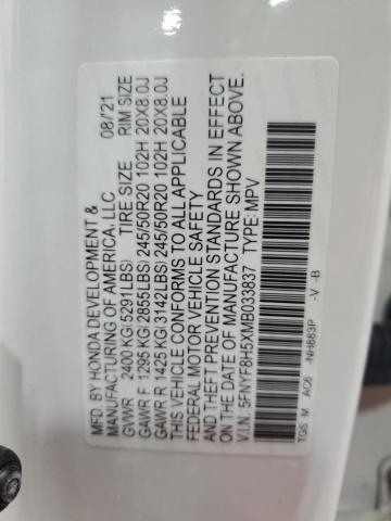 2021 HONDA PASSPORT E - 5FNYF8H5XMB033837