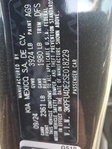 2025 KIA K4 EX 3KPFU4DE2SE018229