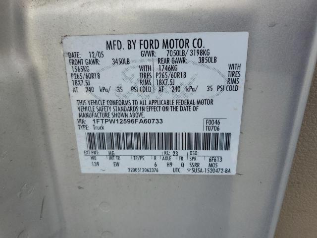 2006 FORD F150 SUPER #3293475447