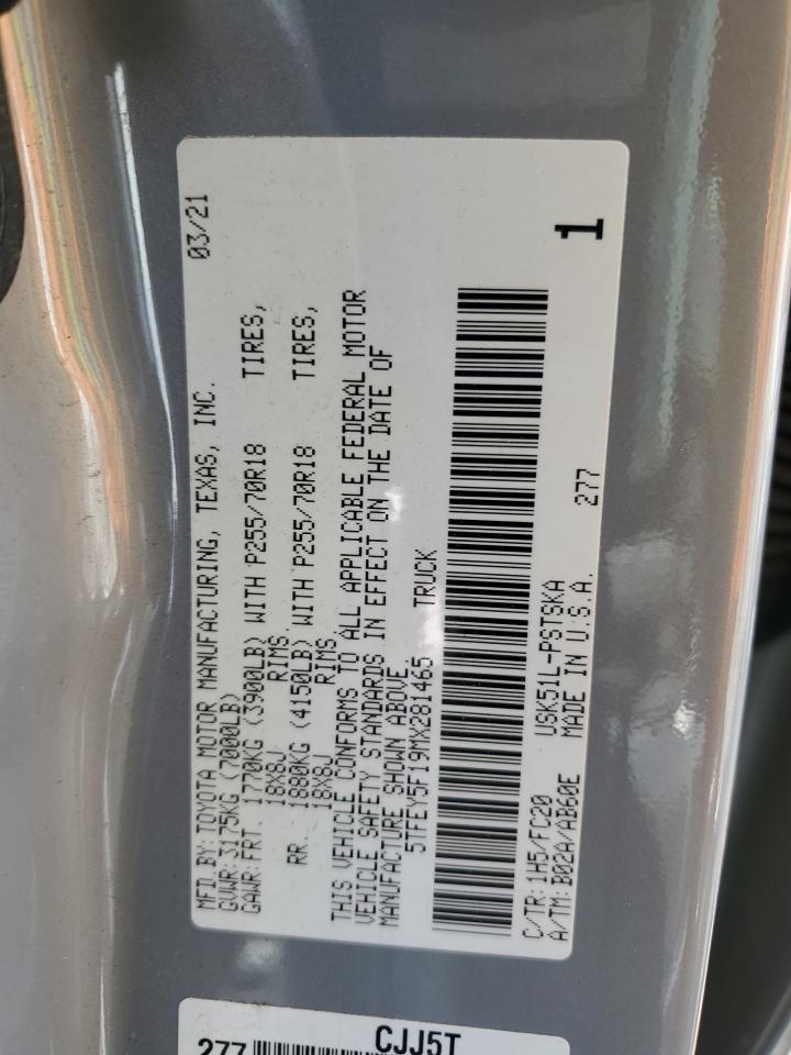 TOYOTA TUNDRA CREWMAX SR5