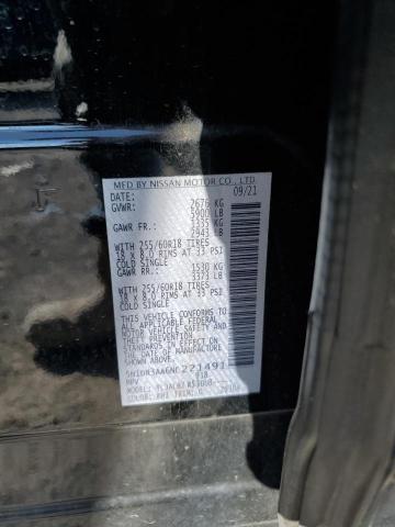 2022 NISSAN PATHFINDER S 5N1DR3AA6NC221491