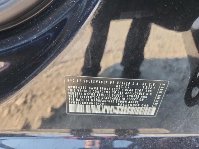 2021 VOLKSWAGEN JETTA GLI 3VW6T7BUXMM104201