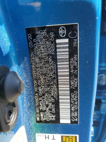 2020 TOYOTA PRIUS L JTDKARFU6L3120327