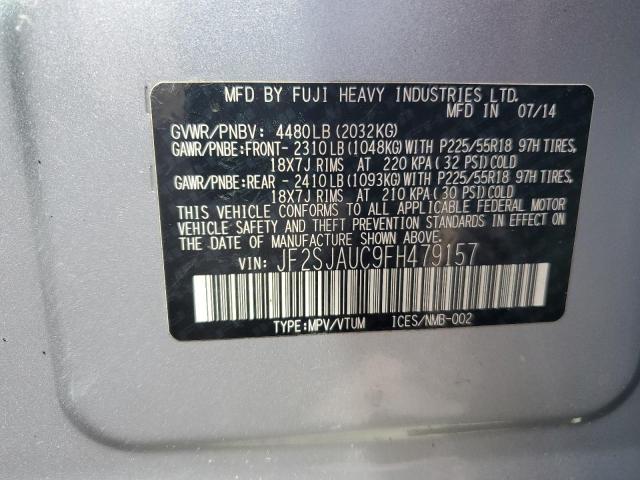 2015 SUBARU FORESTER 2 JF2SJAUC9FH479157