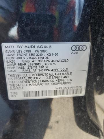 2015 AUDI Q7 PREMIUM PLUS WA1LGAFE1FD025213