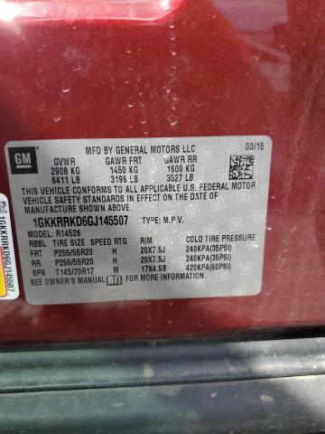 2016 GMC ACADIA SLT 1GKKRRKD6GJ145507
