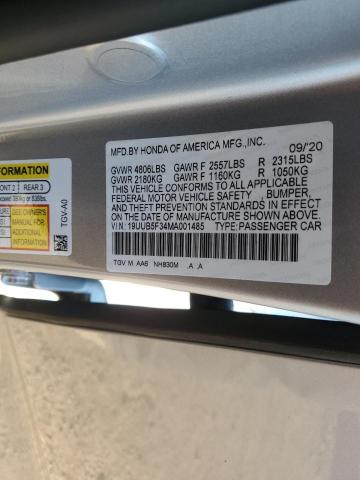 2021 ACURA TLX 19UUB5F34MA001485