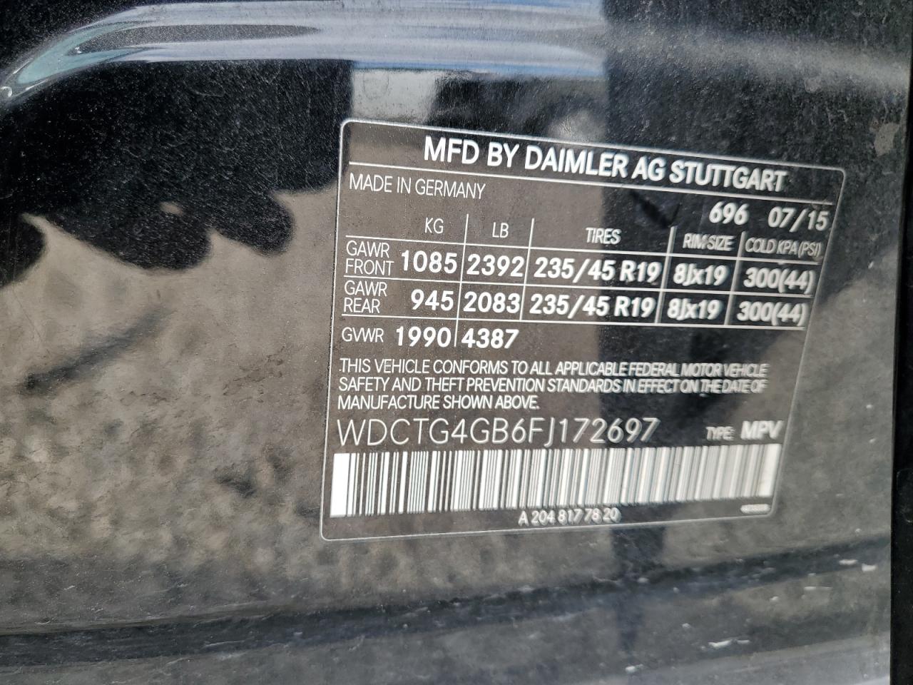 MERCEDES-BENZ GLA-CLASS 250 4MATIC