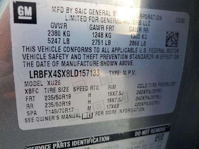 2020 BUICK ENVISION P - LRBFX4SX8LD157133