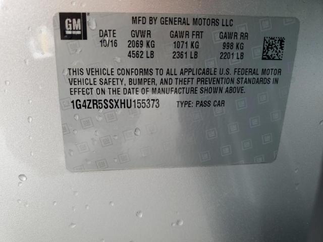 2017 BUICK LACROSSE P 1G4ZR5SSXHU155373