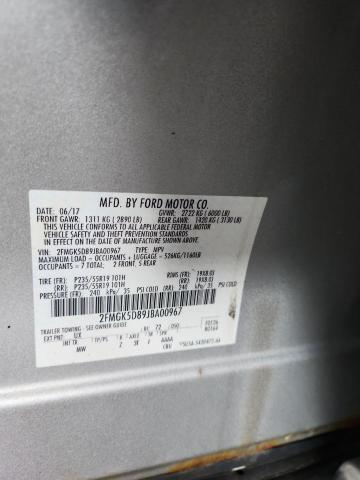 2018 FORD FLEX LIMIT - 2FMGK5D89JBA00967