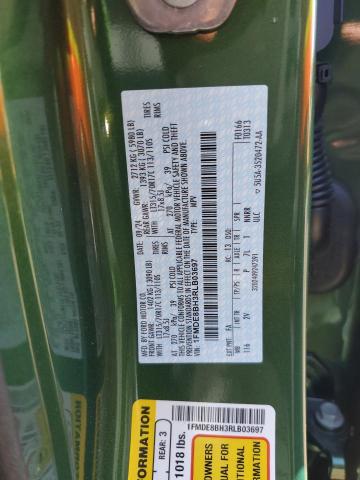 2024 FORD BRONCO OUT 1FMDE8BH3RLB03697