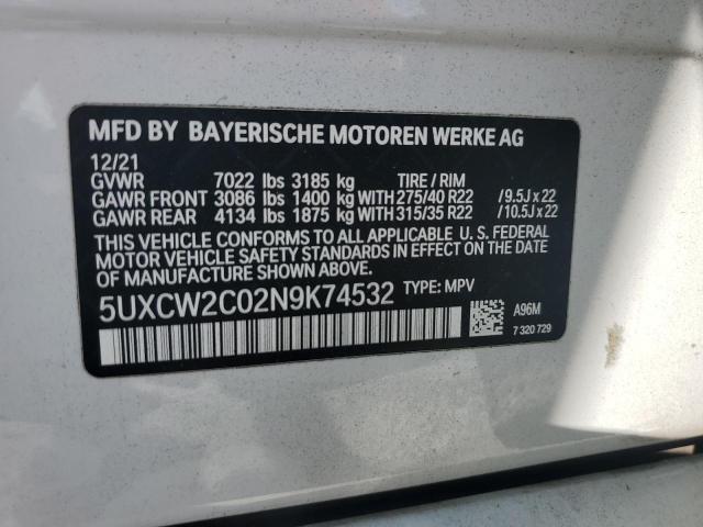 2022 BMW X7 XDRIVE4 #3297960783