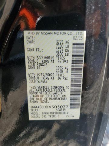 2015 NISSAN TITAN S 1N6AA0CC6FN503077
