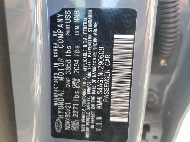 2022 HYUNDAI ELANTRA SEL - KMHLS4AG1NU290609