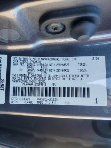 2025 TOYOTA SEQUOIA SR5 7SVAAAAA1SX004010