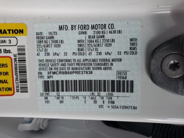 2023 FORD BRONCO SPO - 3FMCR9B66PRE37838