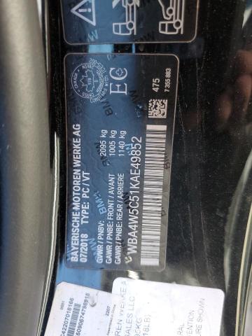 2019 BMW 430XI WBA4W5C51KAE49852