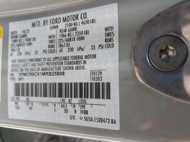 2021 FORD BRONCO SPO - 3FMCR9C61MRB25808